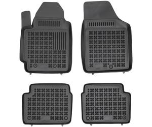 Gomma Tappetini Auto Rezaw-Plast per Hyundai i10 I 2007-2013 set di tappeti per