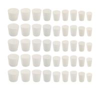 Gomma Tappo Conico 000# - 6# 9 Assortito Dimensioni Solido 45pz
