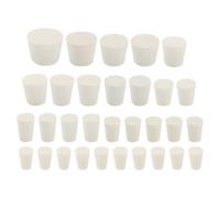 Gomma Tappo Conico 000# - 8# 11 Assortito Dimensioni Solido 31pz