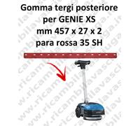 Gomma tergipavimento posteriore per lavapavimenti FIMAP - GENIE XS