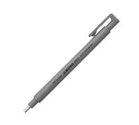 Gomma Tombow MONO zero con punta arrotondata da 2,3 mm, cloudy grey | Gomma di precisione, corpo sottile, ricaricabile, meccanismo a pressione