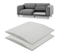 Gommapiuma Cuscino per Divano, Gommapiuma per Imbottitura Cuscini Divani, Poltrone Alta Densità 40, Lastra Gommapiuma Comfort Elevato, Schiuma di Riparazione Divano, 50 x 50 x 5 CM (2, Quadrato)