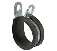 Gommato Zinco Placcato P-Clips, 21mm, Confezione 50 - PRO POWER