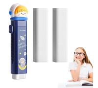 Gomme a per bambini, gomme retrattili - gomme per diapositive, custodia e ricambio, design push-pull, espandibile per la scuola, push-pull colorata, cancellabile lim