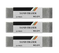 Gomme colorate - 3 pezzi di cancelleria riutilizzabile | Cancelleria per studenti, pittura ad acquerello, schizzi, lezioni d'arte, ufficio e correzione