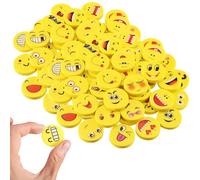 Gomme Da Cancellare Per Bambini, 80 Pcs Smiley Divertenti Gomme, Gomma Da Cancellare Emoticon, Emoticon Gomma Cancellare Set, Per Festa Bambini Compleanno Battesimo Natale Regalo Per Bambina Bambino