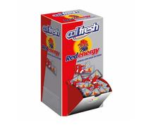 Gomme da Masticare COL FRESH Red Energy | Bocca da 200pz Incartate Singolarmente con Xilitolo Chewing Gum Senza Zucchero