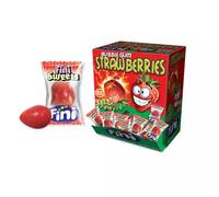 Gomme da MasticareBubble Gum Strawberries Fragola Confezione da 200 Gomme