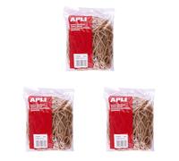 Gomme elastiche apli 14 cm sacchetto da 100 gr (Confezione da 3)