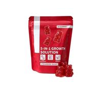 Gomme Gommose 5 In 1 Di Supporto Alla Crescita Con Nutrienti Essenziali | Integratore Masticabile For Bambini Al Gusto Di Fragola For Ossa Forti E Uno Sviluppo Sano(1pcs)