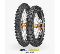 Gomme Moto Metzeler 110/100 R18 64M MC360 MID HARD REAR pneumatici nuovi