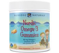 Gomme Omega-3 Nordic, 82mg Delizie di Mandarino - 120 gomme