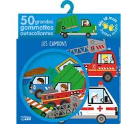 Gommettes pour les petites mains : Les camions- Dès 18 mois: 50 grandes gommettes autocollantes