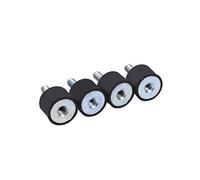 Gommini Antivibrazione M6 1.0 Anti Vibration 4 Pezzi Isolatore Bulloni adatto perAbsorber Mounts,4x M8 Rubber Mounts Shock Silentblock Bobbins(Vd20*15 M6*18)