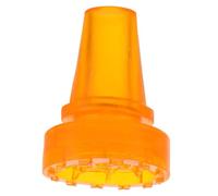 Gommini Arancia 9x6,5x6,5cm per Stampelle e Bastoni in Plastica | Tappi per Stampelle Antiscivolo, Accessori Facili da Montare, Riducono Usura e Sostengono Meglio