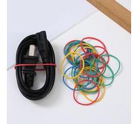 Gommini Da Ufficio | 300 Pezzi Di Anelli Elastici Colorati,Fascette per Trecce, Capelli e Acconciature - per Pendolarismo Ufficio Casa Scuola Lavoretti Braccialetti Documenti