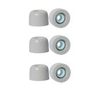Gommini di ricambio in memory foam per auricolari Sennheiser CX500BT CX400BT CX300BT CX Plus, accessori per tappi per le orecchie grandi, medi e piccoli, 4 paia, colore bianco, taglia M