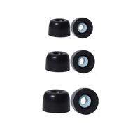 Gommini di ricambio in memory foam per auricolari Sennheiser CX500BT CX400BT CX300BT CX Plus, accessori per tappi per le orecchie grandi, medi e piccoli, 4 paia, nero, XS S M L