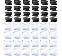 Gommini per Sedie Ovali.48 Pezzi Tappi Silicone.15Mm X 30Mm Cuscinetti per Termi