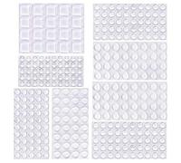 Gommini Silicone Trasparenti Paracolpi, Piedini di Gommini protettivi e Adesivi 316 pezzi, Ammortizzatore di Colpi, per Porte e Mobili Smorzamento di Suono e Impatti