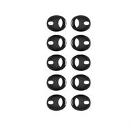 Gommini Sostitutivi Compatibili con per airpods Pro 3 2025 - Cuscinetti Auricolari in Silicone Antigoccia per Massima Tenuta durante lo Sport - Protezione Completa contro e Usura - 5 Paia(Black)