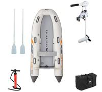 Gommone AQUA MARINA U-DeLuxe 3,5m AD - gommone gonfiabile con pavimento in drop-stitch - set: con motore elettrico PARSUN JOY 1,2 kW