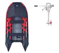 Gommone GLADIATOR ACTIVE C330AL red black - gommone gonfiabile con pavimento in alluminio - set: senza motore