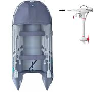 Gladiator Gommone ACTIVE C420AL – pav. alluminio – con motore elettrico PARSUN JOY 1,2 kW