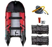 Gommone GLADIATOR ACTIVE C420AL red black - gomone gonfiabile con pavimento in alluminio - set: con motore a scoppio PARSUN F5 BMS 3,6 kW