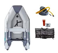 Gommone GLADIATOR AK240AD light dark grey - gommone gonfiabile con pavimento in drop-stitch - set: con motore elettrico PARSUN JOY 1,2 kW