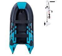 Gommone GLADIATOR CLASSIC B330AD black turquoise - gommone gonfiabile con pavimento in drop-stitch - set: senza motore
