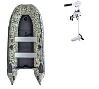 Gommone GLADIATOR CLASSIC B330AD Camo - gommone gonfiabile con pavimento in drop-stitch - set: con motore elettrico VENOM 44 da 12V