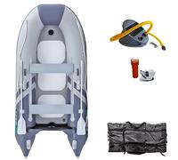 Gommone GLADIATOR CLASSIC B330AD light dark grey - gommone gonfiabile con pavimento in drop-stitch - set: con motore elettrico WOLONG 1,5 kW