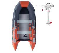 Gommone GLADIATOR CLASSIC B370AL orange dark gray - gommone gonfiabile con pavimento in alluminio - set: senza motore