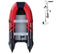 Gommone GLADIATOR CLASSIC B370AL red black - gommone gonfiabile con pavimento in alluminio - set: senza motore