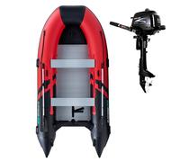 Gommone GLADIATOR CLASSIC B370AL red black - gommone gonfiabile con pavimento in alluminio - set: senza motore