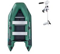 Gladiator UK Gommone gonfiabile GLADIATOR LIGHT AK300WF verde, pavimento in legno - set senza motore