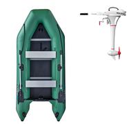 Gommone GLADIATOR LIGHT AK340WF green - gommone gonfiabile con pavimento in legno - set: senza motore