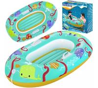 Bestway- CANOTTINO Granchio 137x89cm 34009, Multicolore