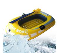 Gommone per 1/2 - Kayak da estivo in doppio PVC | Set zattera pieghevole per canoa con doppia pagaia Pompa ad aria portatile leggera Outdoor River Lake Galleggiante alla deriva Sport acq