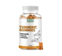 Gommose di Curcuma con Zenzero e Pepe Nero Alto Dosaggio con 80% Curcumina e 95%