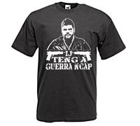 Gomorrah Ij Teng To Guerr Ncap Series Genny Savastano Napoli T-Shirt Graphic Printed Tee Shirt Mens Black Shirt XL
