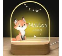 GOMOVING Regalo Neonato Maschio Nascita Bimbo | Luce Led 3d Notturna Per Camera Da Letto | Neonato Accessori Utili, Idee Regalo Per Anniversario | Idea Regalo Compleanno | Regali Nascita Bimba Natale
