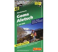Goms Aletsch 1:50.000. Carta escursionistica: 42