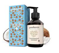 GoNaturals® Olio di Cocco Frazionato 100% Puro e Naturale -250ml- Olio di Cocco per Capelli, Corpo, Uso Intimo - Non Untuoso, Inodore - Base per Oli Essenziali e Massaggi