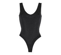 Gondola Blu Body donna smanicato con strass