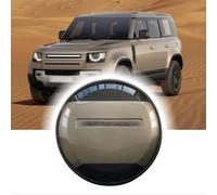 Gondwana Stone Series - Copertura protettiva per ruota di scorta in ABS per LR Defender 110 90 130 2020 2021 2022 0223 2024 (pietra Gondwana + nero lucido + lettera B)
