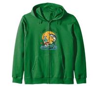 Gone Fishin' Apparel - Divertente Pescatore Amante dei Pescatori Felpa con Cappuccio