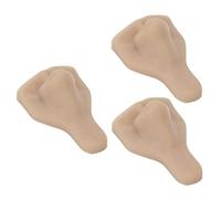 Gonetre 3PCS Modello di Naso in Silicone Morbido Flessibile Riutilizzabile Simulazione Modello di Naso in Silicone 3D per La Pratica di Insegnamento a Studenti di Medicina e (Tonalità della pelle