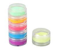 Gonetre 6 Colori Dipinto per il Corpo in Balsamo Ultravioletto Luminescente Kit di Pittura per il Corpo a Base D'acqua Al Sicuro Altamente Pigmentato per Festival di Cosplay di